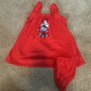 Disney Baby 18 Month Red Minnie Mouse Dress